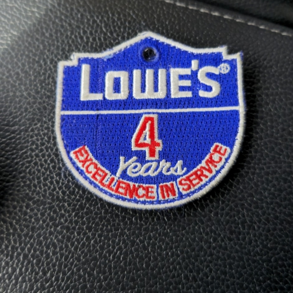 Lowe's 4 years Excellence in Service Patch